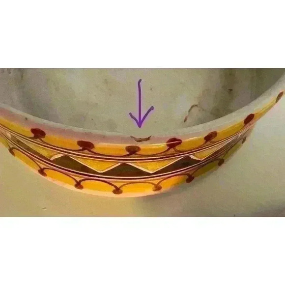 Hand painted Conimbriga trinket box made in Portugal. SEC=XV - Picture 6 of 7